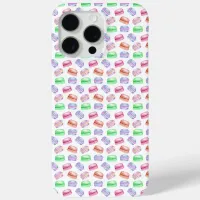 Colorful Pattern Cookies Macarons Dessert 16 Pro iPhone 16 Pro Max Case