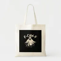 F Caw F Raven Retro Classic Style Tote Bag
