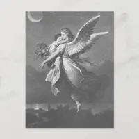 "'T was an angel visted the green earth." Postcard