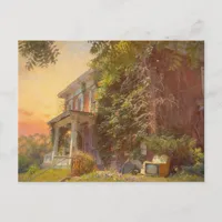 Abandoned House in Burlington, Iowa   Postcard