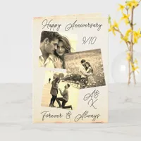A Sepia Photo Template Wedding Anniversary 