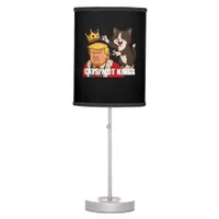 No Kings Anti Cats Funny Classic Style Table Lamp