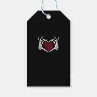 Skeleton Hand Heart Sign Costume Trending Hallowee Gift Tags