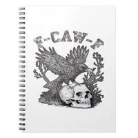 Gothic Funny F-Caw-F Humor Crow Essential Retro St Notebook