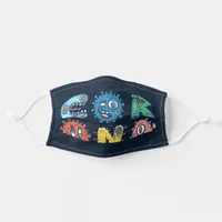 Funny CORONA Virus Typography Germs Adult Cloth Face Mask