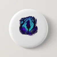 Fey Gothic Emo Goblincore Aesthetic  Forest Graphi Button