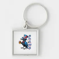 Crow, F-Caw-F Funny Bird Creative Casual Keychain