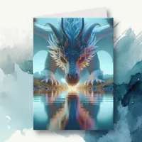 Dragon Reflection Birthday  Card