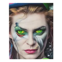 Mad AI Generated Hatter Alice Themed Faux Canvas Print