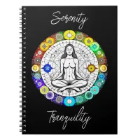 Tranquil and Serene Peaceful Meditation Notebook