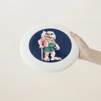 Scandinavian Funny Looking Ogre Troll Wham-O Frisbee