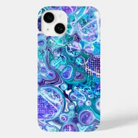 Blue Rhapsody | Abstract Art Case-Mate iPhone 14 Case