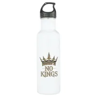No Kings In America Vintage Graphic Stainless Steel Water Bottle