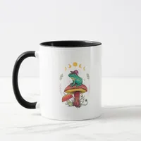 Cottagecore Aesthetic Goblincore Frog Wizard On Mu Mug