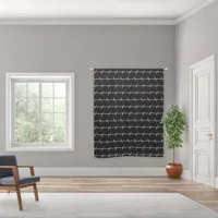 Barbed Wire Print Blackout Curtains