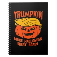 Trumpkin Halloween Pumpkin Election Notebook