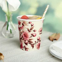 Cherry Blossom Paper Cups