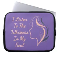 Custom Inspirational Purple  Laptop Sleeve