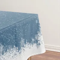 Snow Border and Wreath Med. White/Any ID708 Tablecloth
