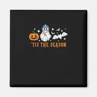 Tis The Season Football Halloween Spooky Pumpkin Magnet