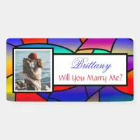 Will you Marry Me Custom Name Proposal   Banner