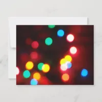 Christmas Bokeh Holiday Card