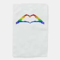 Bone Hands Heart Classic Garden Flag