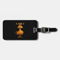 F-Caw-F-Chicken Essential Minimal Clean Luggage Tag