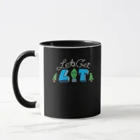 Let's Get Lit Christmas Classic Mug