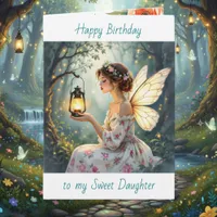 Happy Birthday Daughter | Fairy Themed Card