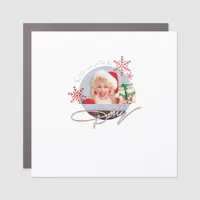 Tis The Season To Be Dolly Vintage Car Magnet