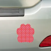 Christmas Holiday Charm Pattern 04 -  Car Magnet