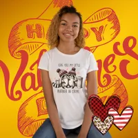 Cute Raccoons Valentine's Day Partner in Crime  Tri-Blend Shirt