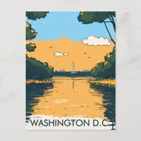 Washington D.C. USA Travel Postcard