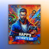 Happy Father's Day Daddy Gamer | Acrylic Print