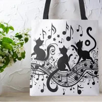 Melodic Cats Tote Bag