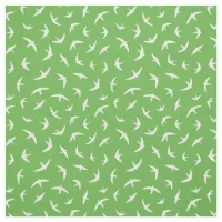 Green and White Swallows and Swifts Design