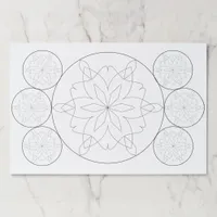 Tearaway Pad - Simple Mandala to Color