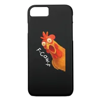 Gothic Humor Funny F Caw F Crow Design iPhone 8/7 Case
