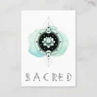 *~* Lotus Stars Moon Sacred Symbol To Nirvana Business Card