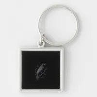 Crow, F-Caw-F Funny Bird Moon Gothic Adult Humor T Keychain