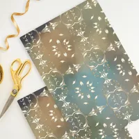 Embossed Faux Gold Damask Classic Ornate Decoupage Tissue Paper