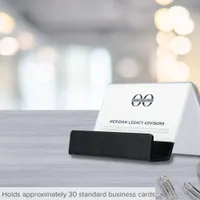 Simple Custom Logo Desk Business Card Holder