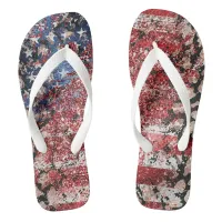 *~* AP27 Stars Stripes Glitter USA Flag Leopard F Flip Flops