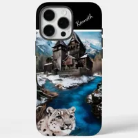 Snow Leopard by the Blue River iPhone 16 Pro Max Case