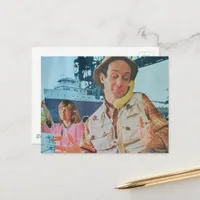 funny fish stories Collage Postcard