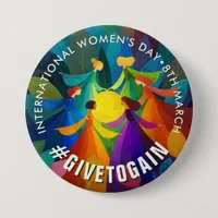 Circle of Women | International Women's Day | IWD Button