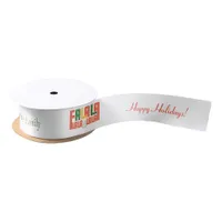 Family Christmas Karaoke Carols Choir Gift Swap Satin Ribbon