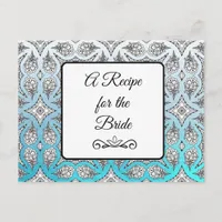 A Recipe For the Bride Wedding Recipe Card