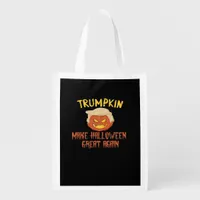 Trumpkin Make Halloween Great Again – Funny Costum Grocery Bag